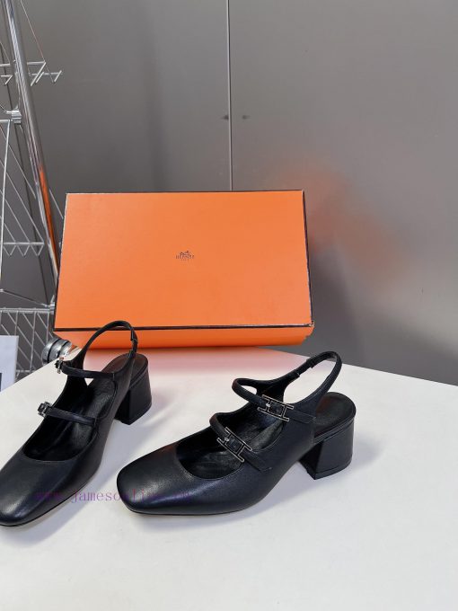 Hermes Autumn/Winter New Collection Mary JaneHermes' Only Strap Mary Jane's Minimalist Design A yxuu6rp6 - Image 4