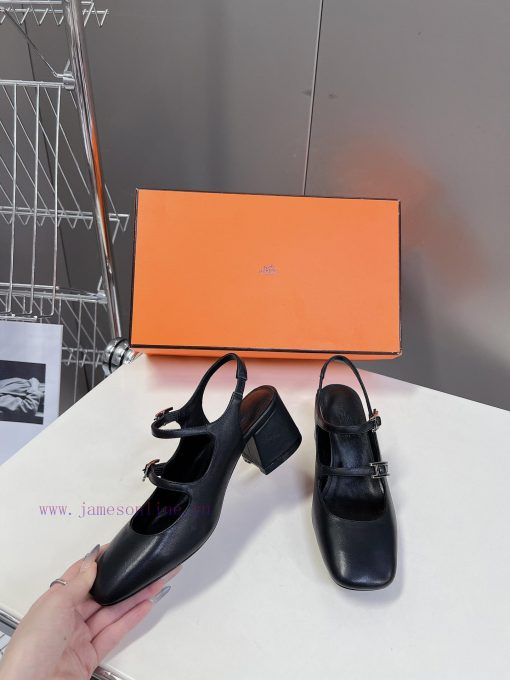 Hermes Autumn/Winter New Collection Mary JaneHermes' Only Strap Mary Jane's Minimalist Design A yxuu6rp6 - Image 5