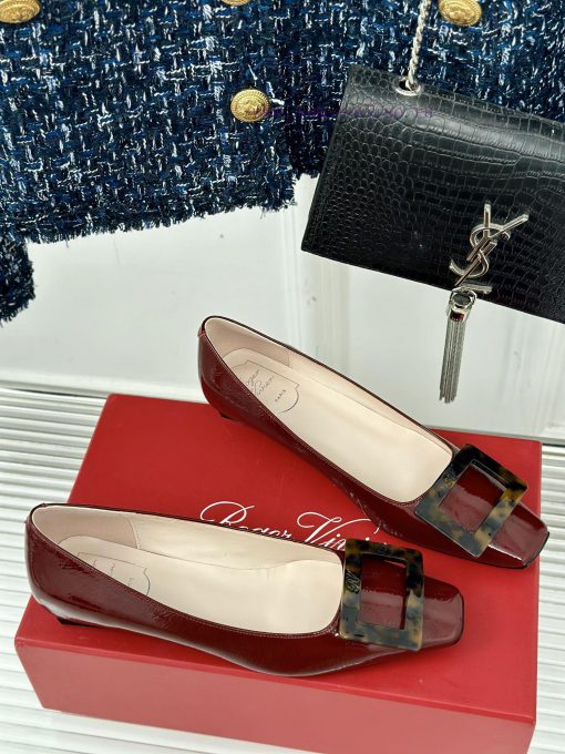 Roger Vivie RV Classic Square Button Single ShoeSister Let's Compromise On TemperamentStand Asi z49kymua - Image 4