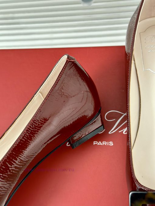 Roger Vivie RV Classic Square Button Single ShoeSister Let's Compromise On TemperamentStand Asi z49kymua - Image 7