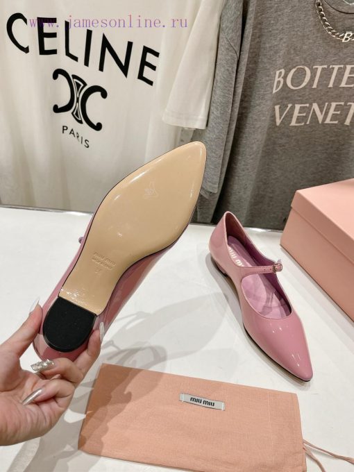 MiuM * U/24ss New Flat Bottomed Pointed Mary Jane Single Shoe Is A Very Low-key Single Shoe. It vfezlj4y - Image 10