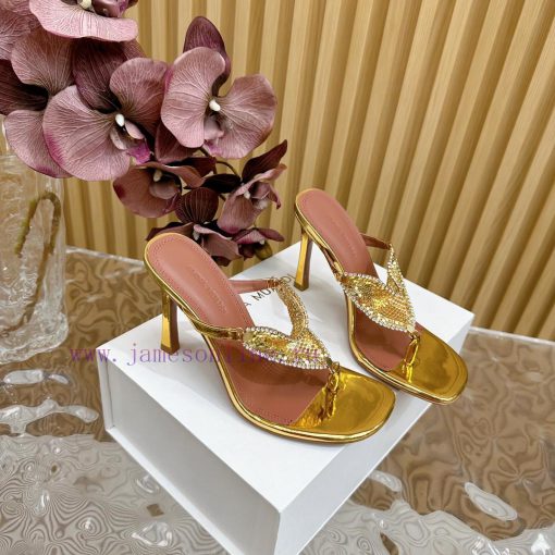 Amina Muaddi2024's New Charlotte Series High Heels Have Sharp Edges And Slanted Square Heads Ma u88uom93 - Image 4