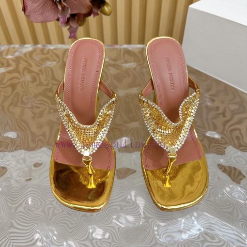 Amina Muaddi2024's New Charlotte Series High Heels Have Sharp Edges And Slanted Square Heads Ma u88uom93 - Image 7