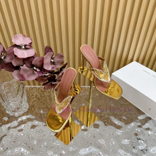 Amina Muaddi2024's New Charlotte Series High Heels Have Sharp Edges And Slanted Square Heads Ma u88uom93 - Image 12