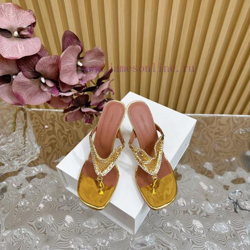 Amina Muaddi2024's New Charlotte Series High Heels Have Sharp Edges And Slanted Square Heads Ma u88uom93 - Image 14