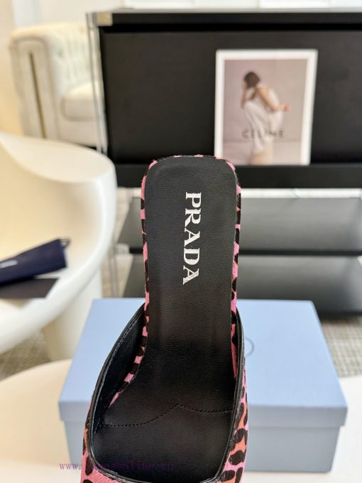 Prada 24/Show Style Satin Square Toe Triangle Heel High HeelsWearing The Elegant And Intellectu 43ior3no - Image 17