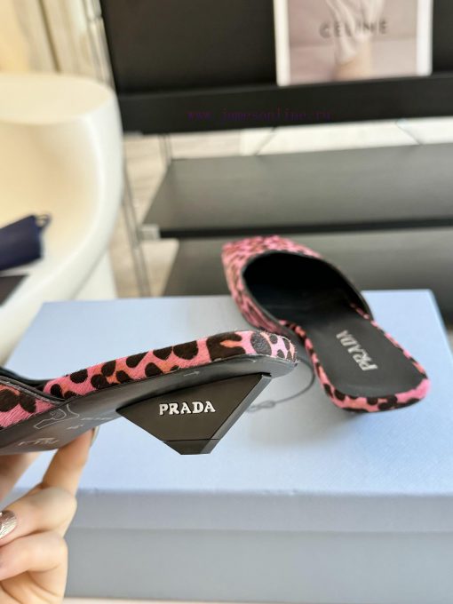 Prada 24/Show Style Satin Square Toe Triangle Heel High HeelsWearing The Elegant And Intellectu 43ior3no - Image 18