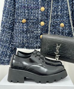 Celine | Celine 24ss Early Autumn New ProductLace Up Leather ShoesGo MaterialThe Fabric Is Made l9f4w7z3