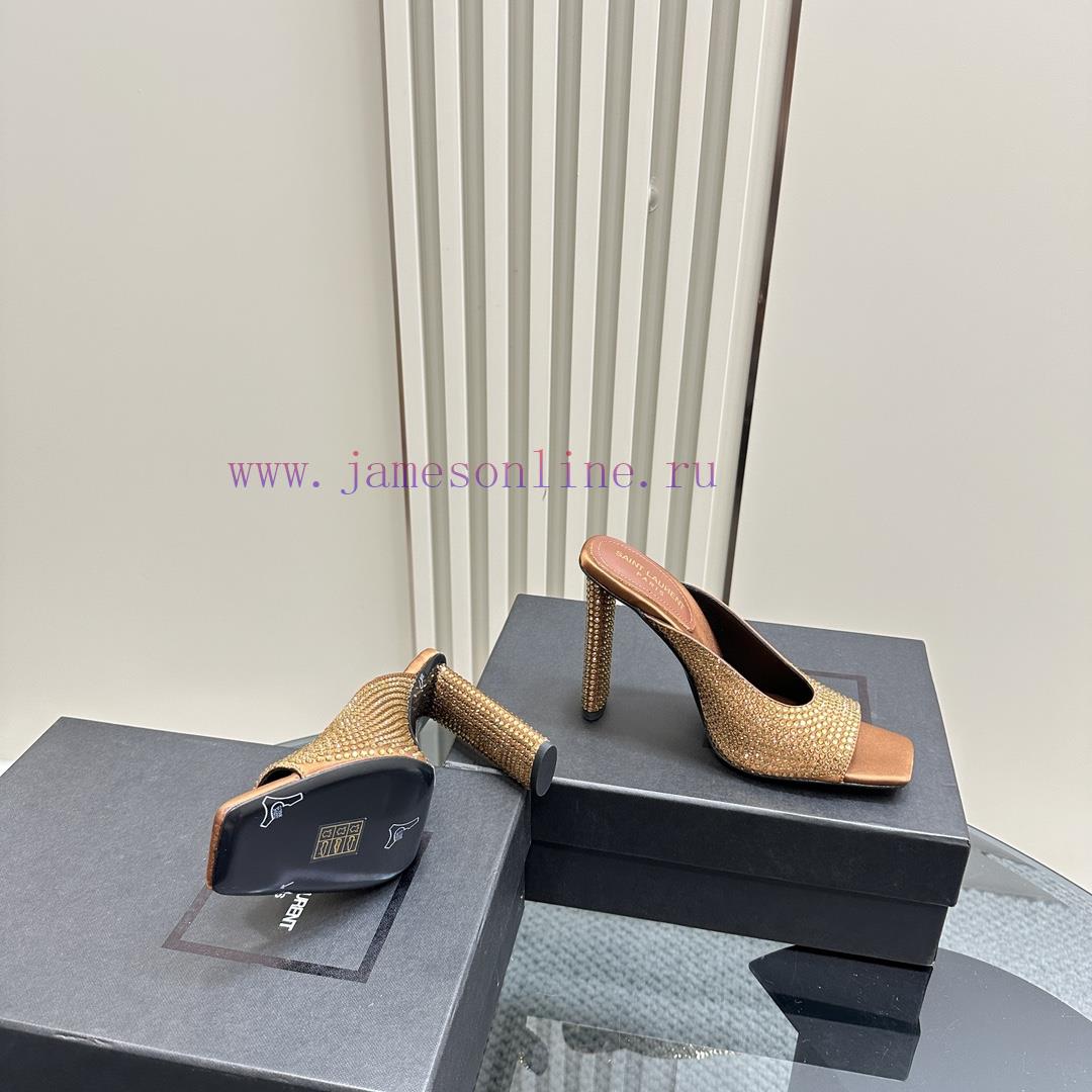 Synchronized Update: YSL Saint Laurent - SS2024 Summer New Product Fish Mouth Hot Diamond High apf2vpg7 - Image 5