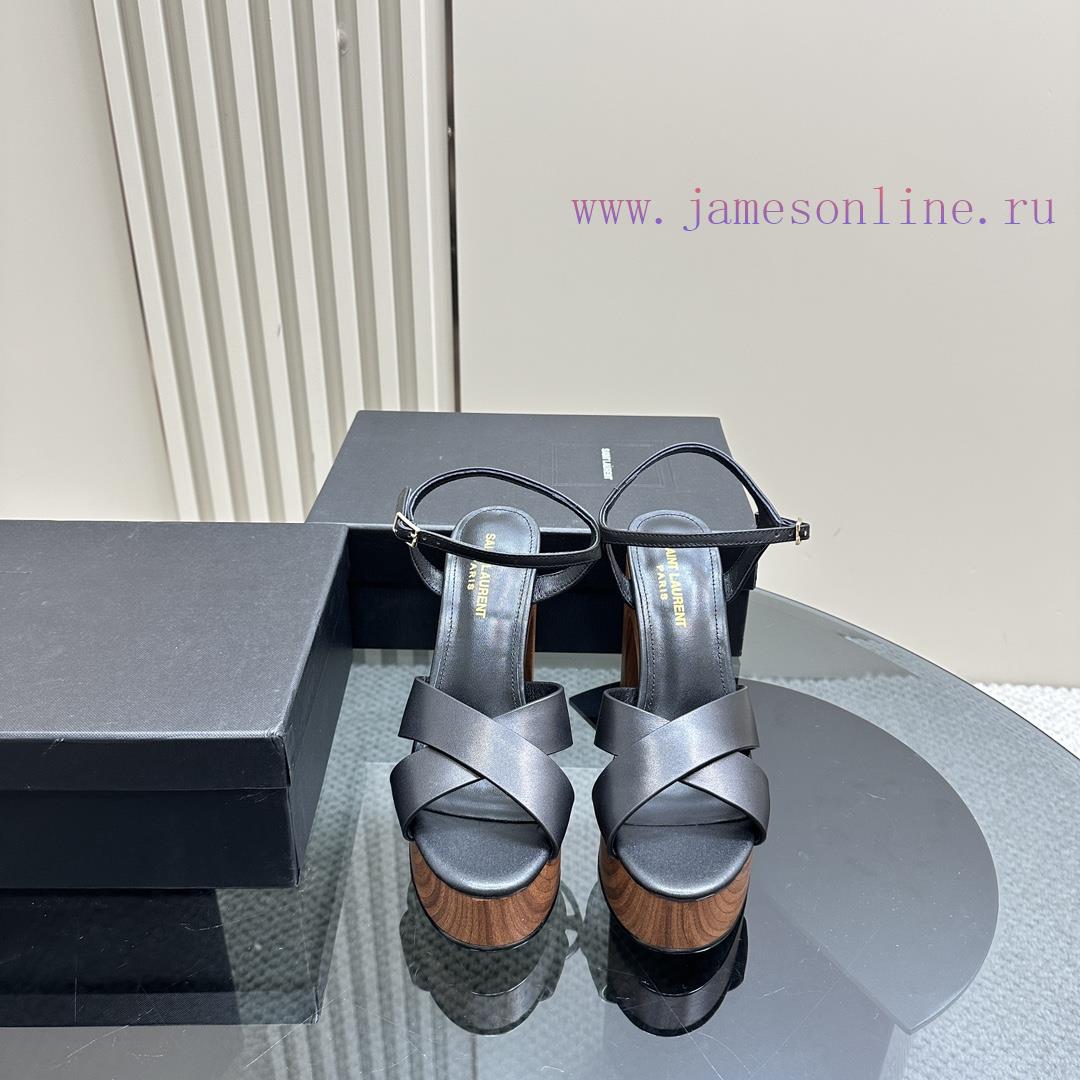 Saint Laurent YSL Flagship Waterproof Platform Hate Too High Diamond Grid SandalsHigh End Custo 0tj0w7m1 - Image 3