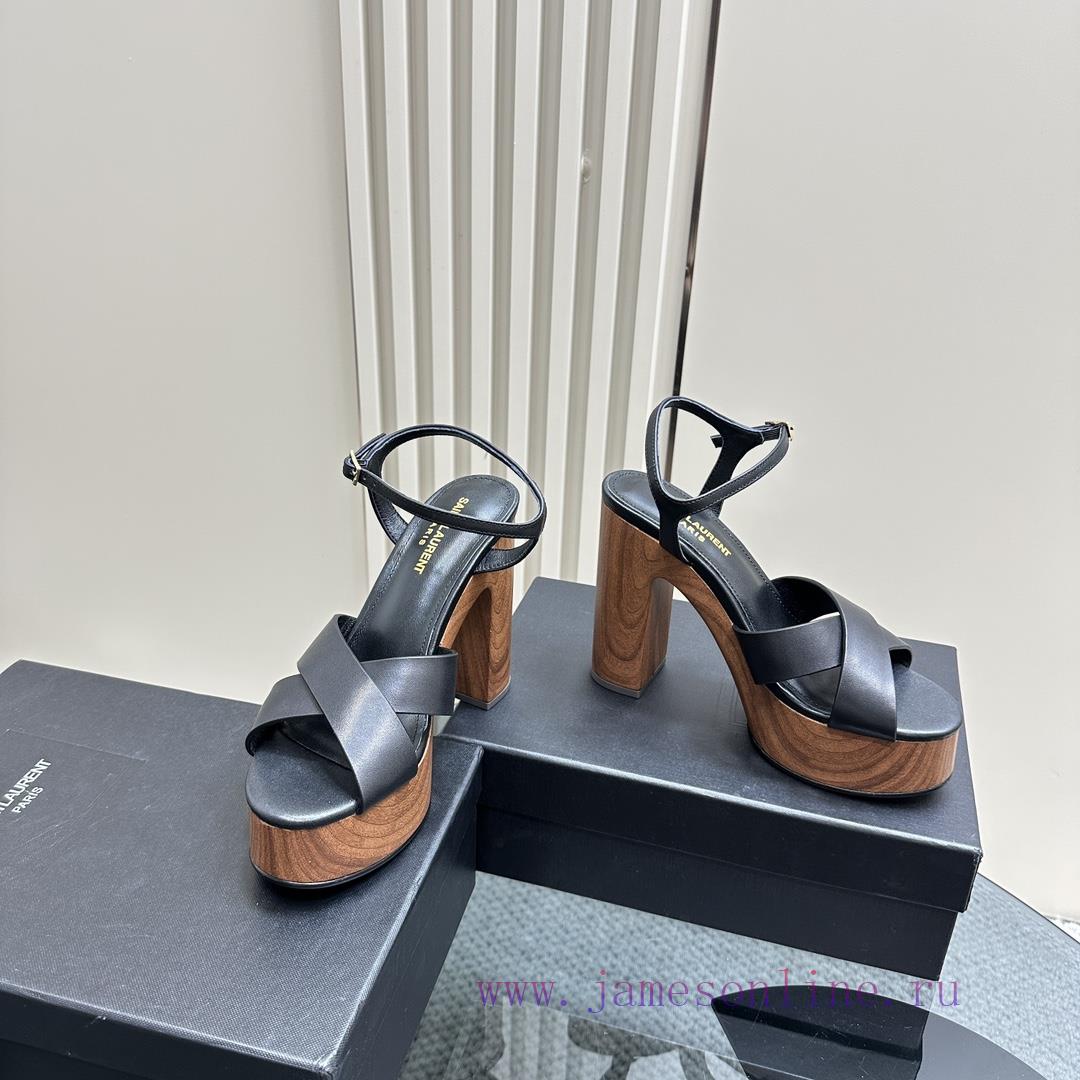 Saint Laurent YSL Flagship Waterproof Platform Hate Too High Diamond Grid SandalsHigh End Custo 0tj0w7m1 - Image 4