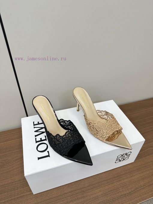 Gianvito RossiElle SlippersThis Internet Famous High-heeled Slipper Is Simply Irresistible With vrhsp628 - Image 18