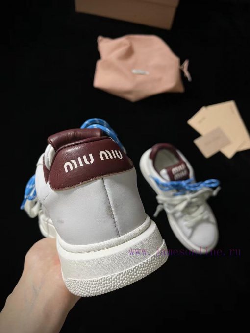 Top Qualitymiumiu Ss24 New Arrival～Miu Miu 2024 Autumn/Winter New Sports ShoesAge Reducing Tool rnp31bm9 - Image 9