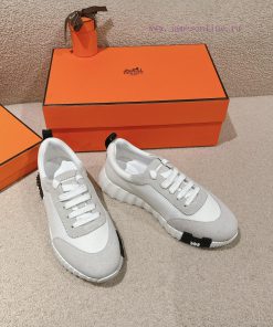 Hermes 2024 Spring/Summer Classic Couple's Bouncing Casual Lace Versatile Sneakers Hermes Thick 15scle6y
