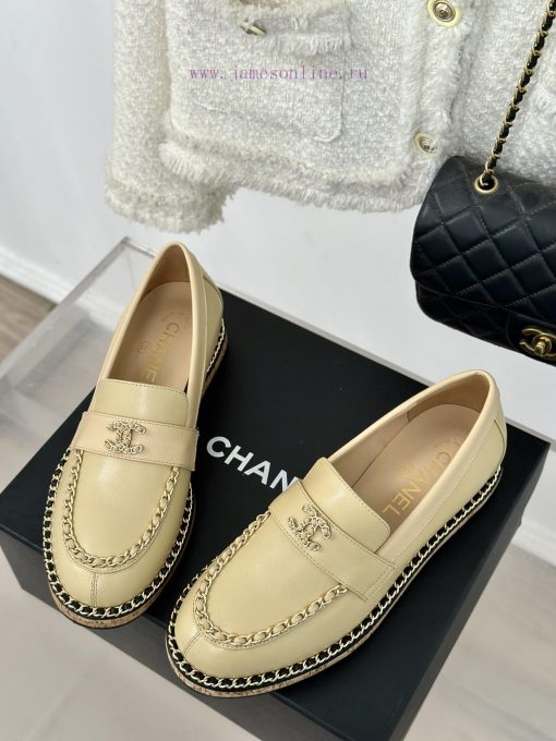 Chanel | Chanel Classic Wood Grain BottomDouble C-chain LoafersLe Fu Shoe Enthusiasts Must Not zajkxf10 - Image 12