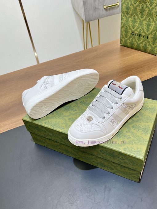 Gucci Screener Series G G Crystal Sneakers Top Purchasing Grade Gucci2024S Early Spring New Col eheijrbc - Image 4