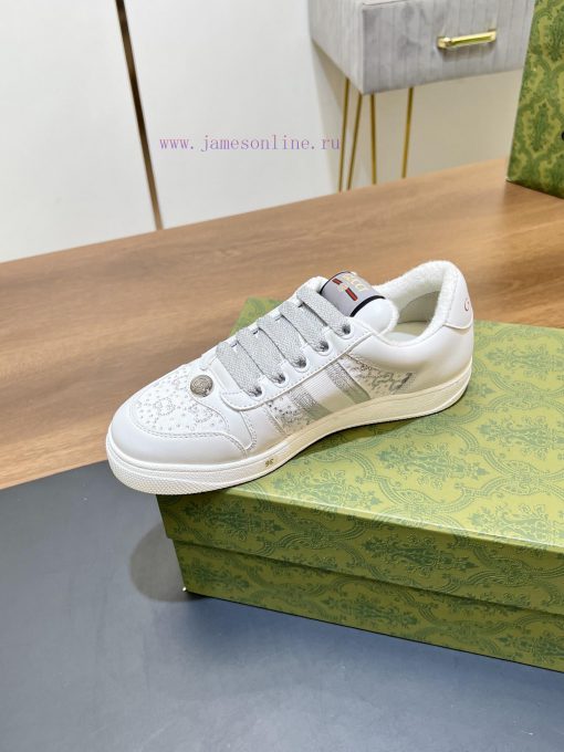 Gucci Screener Series G G Crystal Sneakers Top Purchasing Grade Gucci2024S Early Spring New Col eheijrbc - Image 8