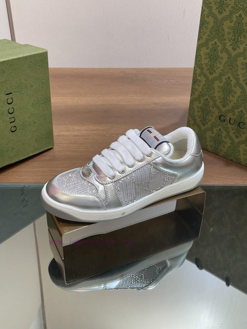 Gucci Screener Series G G Crystal Sneakers Top Purchasing Grade Gucci2024S Early Spring New Col 4vx5ii2p - Image 10