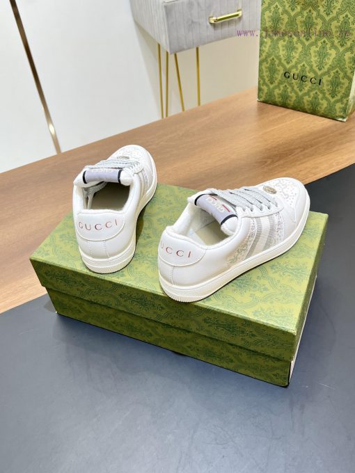 Gucci Screener Series G G Crystal Sneakers Top Purchasing Grade Gucci2024S Early Spring New Col eheijrbc - Image 9