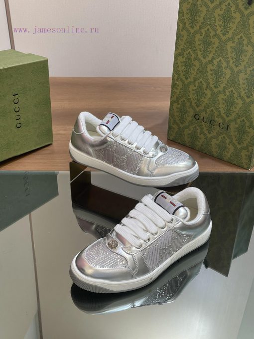 Gucci Screener Series G G Crystal Sneakers Top Purchasing Grade Gucci2024S Early Spring New Col 4vx5ii2p - Image 11