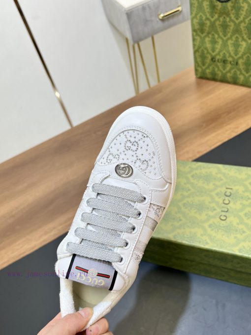 Gucci Screener Series G G Crystal Sneakers Top Purchasing Grade Gucci2024S Early Spring New Col eheijrbc - Image 10
