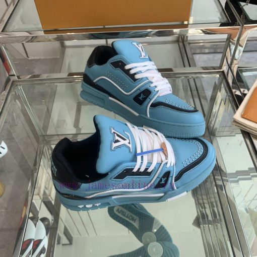 Couple's LV Trainer PVC Sneakers Each Style's Color Matching Is Great. Trainer's Foot Feel Is R e6b29o26 - Image 17
