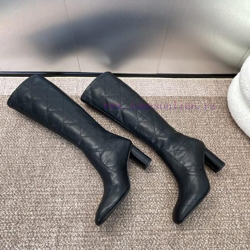 Dior 2024 Autumn/Winter Collection D-Shadow High End Collection Women's Boots Star Same CD Lett 6s1thmf4 - Image 6