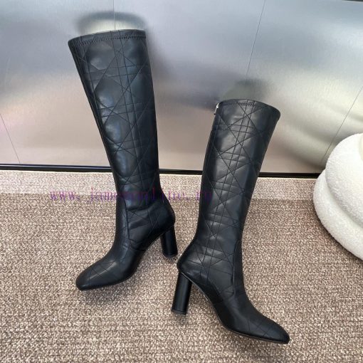 Dior 2024 Autumn/Winter Collection D-Shadow High End Collection Women's Boots Star Same CD Lett 6s1thmf4 - Image 12