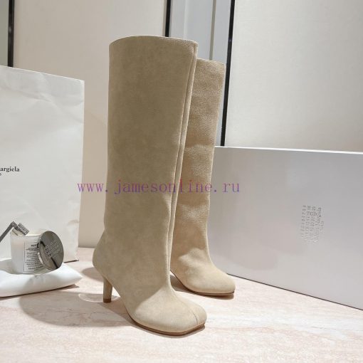 Top TierMM6 24 Early Autumn New High Boots I Really Love ThemCan Suede Boots Really Not Look To ixj5t53e - Image 4