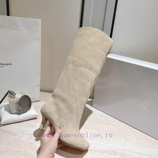 Top TierMM6 24 Early Autumn New High Boots I Really Love ThemCan Suede Boots Really Not Look To ixj5t53e - Image 7