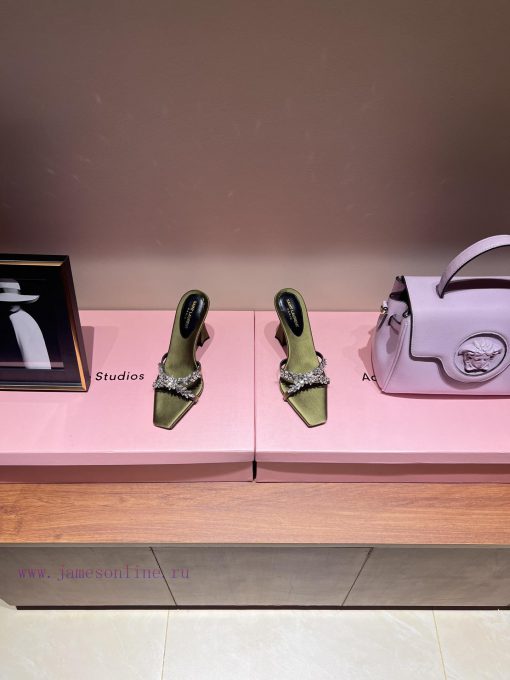 2024 New Saint Laurent YSL Diamond Decorative Square Head SandalsSexy And Stunning Collection L l23a9jca - Image 4