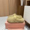 -24Ss Autumn/Winter New Miu Miu Rabbit Hair Half Dragged Muller Shoes Fury SlippersThis Fur Int uxhz6kw1