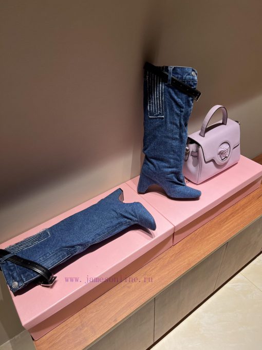 Coperni 24ss Autumn And Winter New Horn Boots With A Unique Heel Design Combined With A Small S uscw0o5b - Image 11