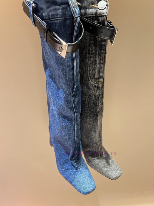 Coperni 24ss Autumn And Winter New Horn Boots With A Unique Heel Design Combined With A Small S uscw0o5b - Image 17