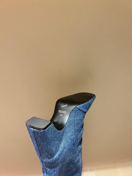 Coperni 24ss Autumn And Winter New Horn Boots With A Unique Heel Design Combined With A Small S uscw0o5b - Image 18