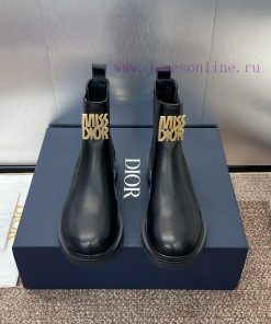 Dior 2024 Autumn/Winter Collection MISS DIOR Punk Style Chelsea Women's Boots Star Same CD Lett dktdihxj