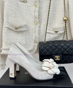 Chanel | Chanel 24B New ProductCamellia Double C Coarse Custom ShoesThe Shoe Upper Is Made Of O hwti4tzp