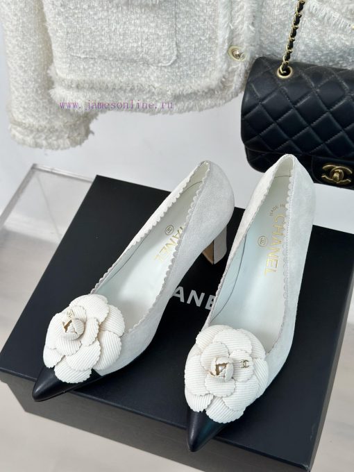 Chanel | Chanel 24B New ProductCamellia Double C Coarse Custom ShoesThe Shoe Upper Is Made Of O hwti4tzp - Image 12