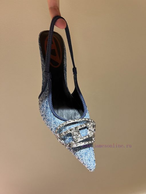2024 New Diesel Stretch Pointed High Heels Full Diamond SeriesF/W24 Sexiest Shoe Award Goes To 4ro441z8 - Image 18