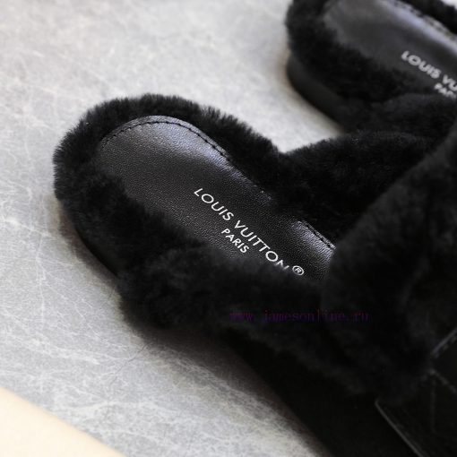 LV | Louis VuittonThe Latest Fur Lined Slippers Are On SaleFully Imported Australian Wool Full 7snhzddu - Image 15