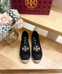 Tory Burch's New Mesh Fishing Shoes Feature Iconic Sculptural Brass TLogo Pairs Presenting The etztoohl