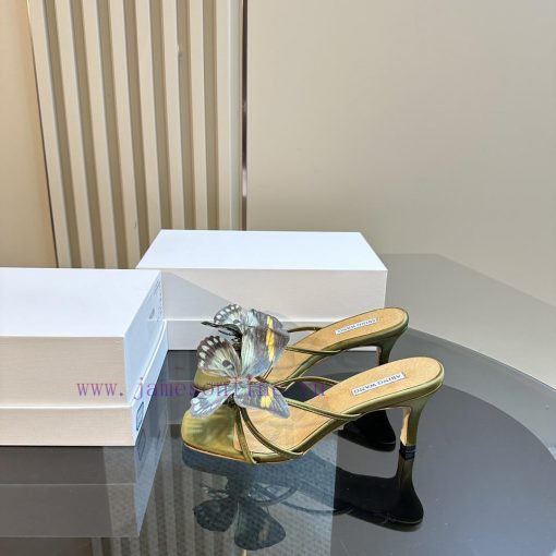 ABING WANG OriginalThai Designer Offers Multiple Handmade Butterfly Toe Slippers And High Heels o5i18e7n