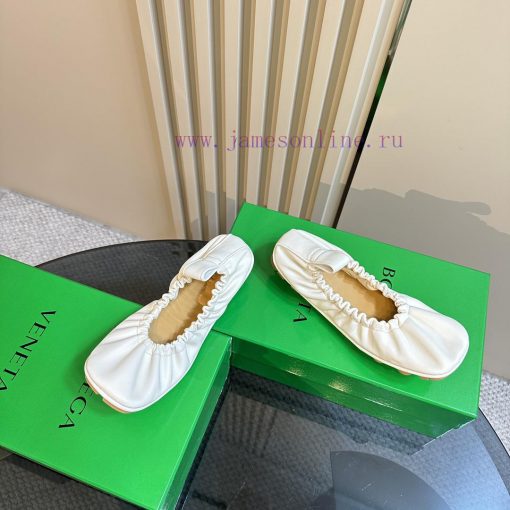 Bottega VenetaBV2024 New Ballet Shoes Comfortable And VersatileImported Goat Skin InsideImporte e53bc5yw - Image 4