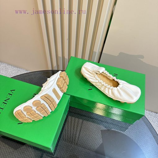 Bottega VenetaBV2024 New Ballet Shoes Comfortable And VersatileImported Goat Skin InsideImporte e53bc5yw - Image 23