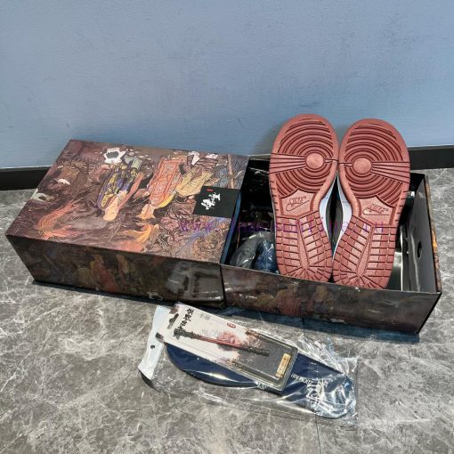Top Custom Sneakers Nike Dunk Low NO.205 Black Myth Wukong Xiangyun Dragon Pattern Game Theme D podb4im6 - Image 19