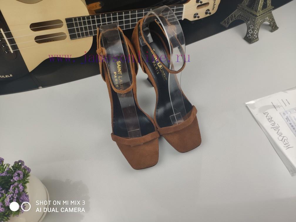 Classic Style Of RiceSAINT LAURENT YSL Letter Metal Buckle Baked Paint YSL Letter And High-heel 920jzttj - Image 10