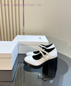 Celine * 2024 Autumn/Winter New High Heels Mary Jane Collection Single Shoes Limited EditionThe p8e1ya0n