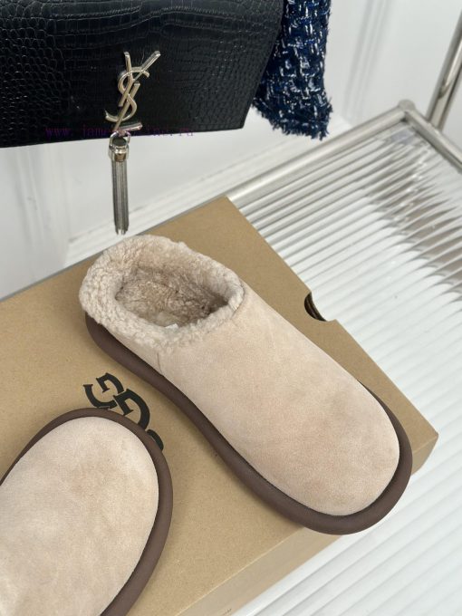 UGG Gucci Oil Chicken 24ss Autumn/Winter New Wool Baotou TowHalf Dragged Snow BootsSimple And V 76zendbe - Image 15