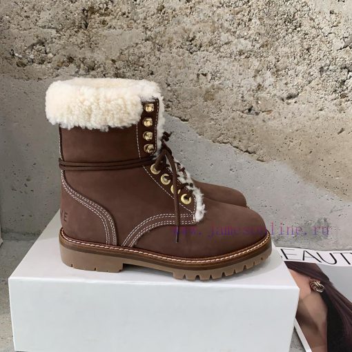 Celine's New Wool Martin Boots For Autumn And Winter Are Simple Stylish Durable And Timeless. T 8tiodz56 - Image 4