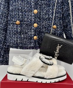 Roger Vivier/RV24s Autumn/Winter New ProductsThick Bottom Square Buckle Diamond Buckle Series H 1raexz8u